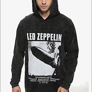 Led Zeppelin 1969 tour washed hoodie long sleeve